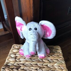 Small gray stuffed animal